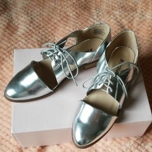 Silver Shoes Brand New!